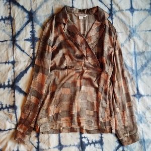 PENDLETON Silk Blouse Sz 6